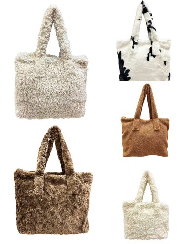 Borsa shopper pelliccia - borsa, in