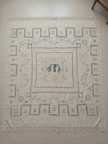 Tovaglia tenda antica ricamata - antica,