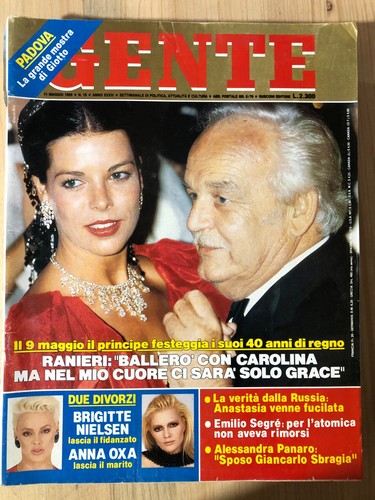 Rivista magazine gente - magazine, 1989