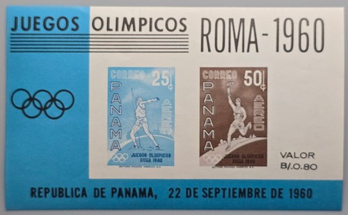 Panama 1960 roma - panama, olimpiadi