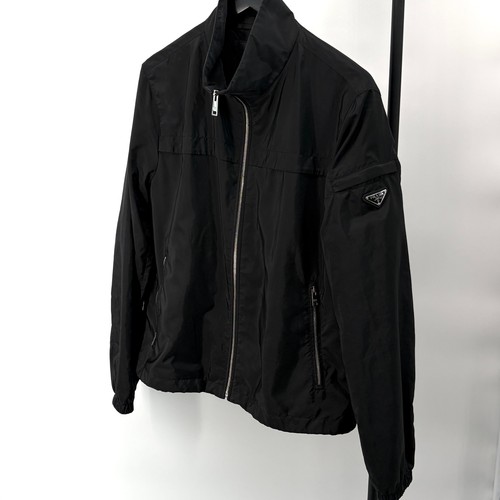 Prada triangle logo nylon - prada,