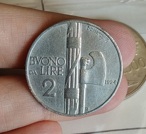 Buono lire 1924 - da, fascio