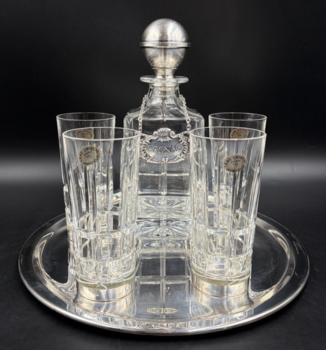 Set bottiglia cognac liquori