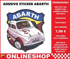 ABARTH  ADESIVO STICKER VINILE