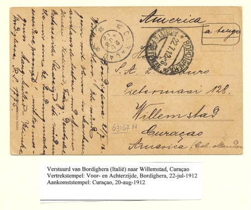 Italia 1912 upr card - italia, upr.