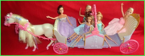 Barbie cavallo carrozza 12 - cavallo/carrozza, "12