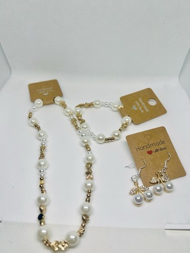Set gioielli con perle - in, oro