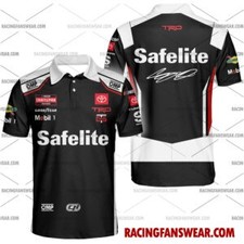 Maglietta hawaiana Corey Heim Nascar Racing 2024 TRICON Garage Safelite - Polo