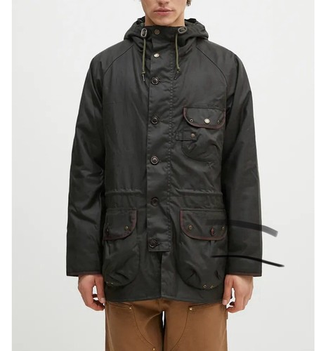 Barbour field wax parka - wax,