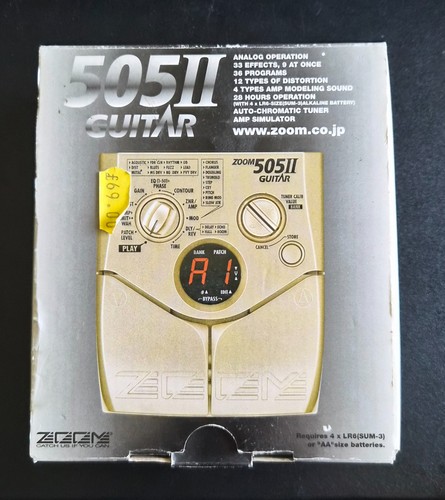 Zoom 505ii pedale digitale - zoom,