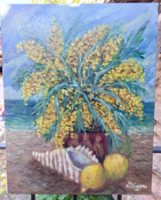 Dipinto olio tela vaso - dipinto, di