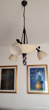 Lampadario a sospensione in Ferro Battuto Vintage 3 Luci