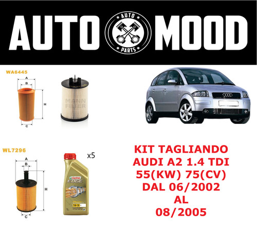 Kit tagliando audi 4 tdi - tagliando-, a2