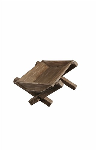 Culla legno per - in, gesù