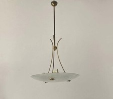 Lampadario Art Decò Italia metà secolo design vintage anni 40 50