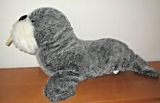 TRICHECO PUPAZZO PELUCHE TRUDI RARO foca seal 50cm etichetta bianco rosso