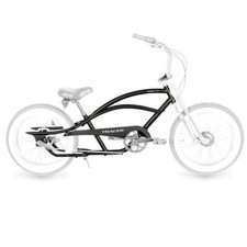 PARACATENA TELAIO BICI GRASSO per RUOTA 20" x 4.0 supporto freno a disco nero opaco