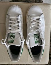 Adidas Stan Smith Uomo scarpe sneakers Bianche e Verdi 42 2/3 USATE