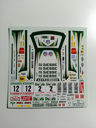 Decals lancia delta astra - 1/43,