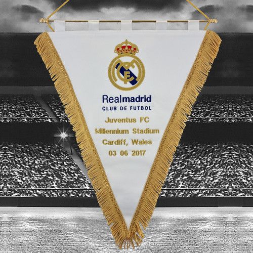 Pennant ricamato real madrid - real,