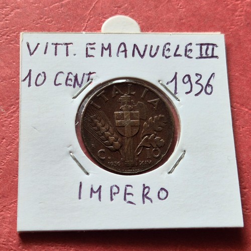 Centesimi 1936 impero - 10,