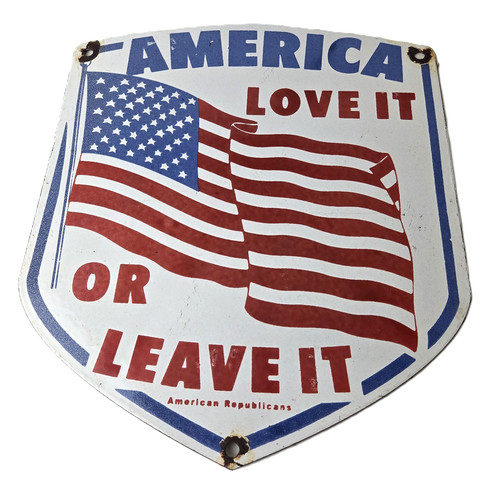 Insegna vintage america love - vintage,