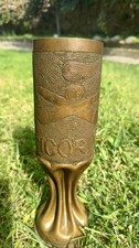 WW1 Bossolo 75mm Villar Perosa 1918 26° Reggimento Artiglieria Trench Art
