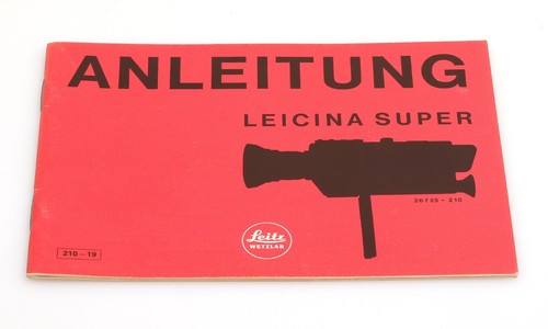 Leica leitz leicina super - leica,
