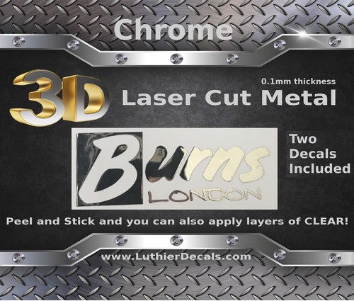 Burns guitar decal metal - guitar,