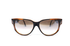 occhiali da sole donna MILA SCHON vintage anni 80 marroni plastica made italy