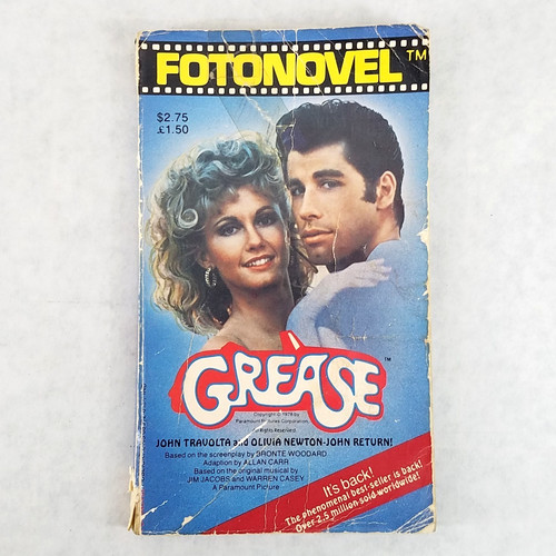 Grease fotonovel 1978 color - grease,