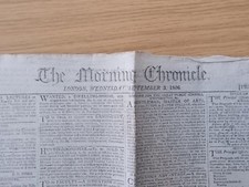 ORIGINAL ANTIQUE NEWSPAPER