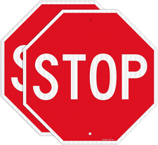 Segnali stop riflettenti - stop, 18"