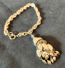 bracciale vintage americano anni 60 argentato  firma Trifari - vtg bracelet