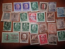 Lotto di 26 francobolli