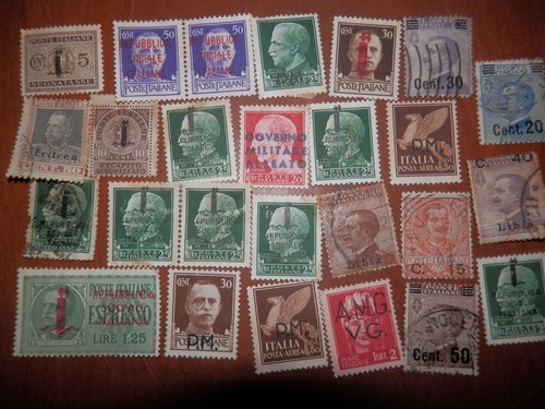 Lotto francobolli - di,