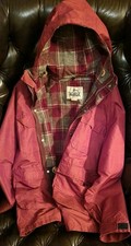 Woolrich burgundy Hooded Parka