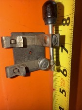 Radio d'epoca Galena Crystal rara da trovare con connettori Fahnestock ed eccitatore mai