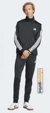 TUTA ADIDAS SPORTSWEAR BASIC 3-STRIPES TRICOT - JI8858 col. nero/bianco
