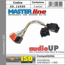 CONNETTORE RADIO ORIGINALE A ISO ALTOPARL. + ALIMENTAZ. CHEVROLET AVEO 2008>2011