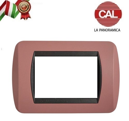 Placca rosa antico metallo - placca,