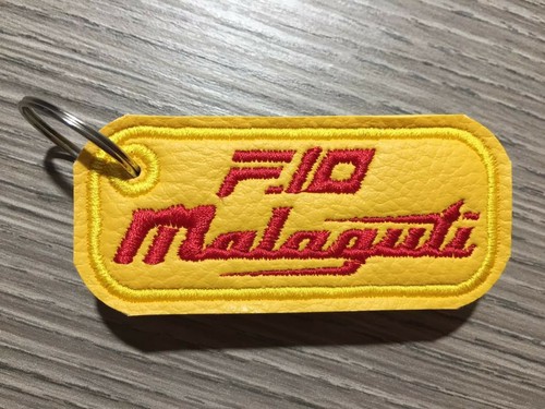 Portachiavi ricamato malaguti - ricamato,