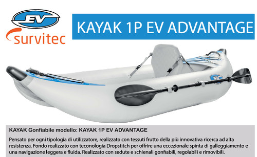 Kayak advantage gonfiabile - kayak,