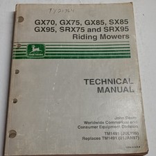 John deere gx70 sx85 - deere,