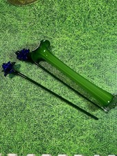 Lotto 2 fiori in vetro