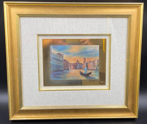 Quadro venezia gondoliere - quadro,