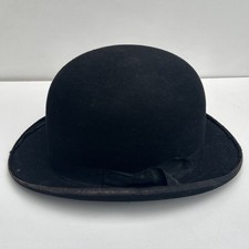 Cappello Bowler Vintage J Matthew Stratford E Woolwich Taglia Small Fatto a Mano.