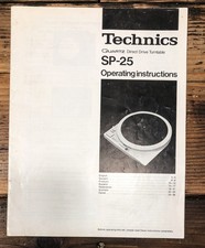 Technics SP-25 Giradischi