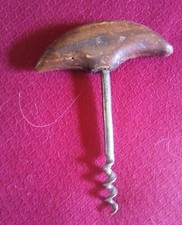 ANTICO CAVATAPPI IN LEGNO E FERRO  - 1930 CIRCA?