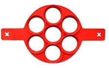 Stampo in silicone pancake 7 buchi torte uova fritte formine Rotonde I.90269